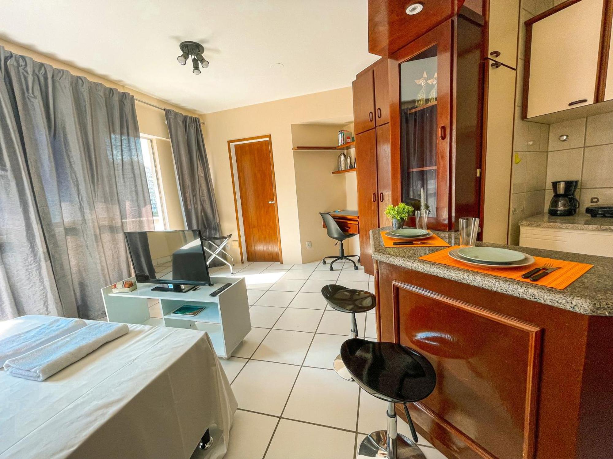 Studio No Centro: Piscina, Academia E Garagem N209 Florianópolis Εξωτερικό φωτογραφία
